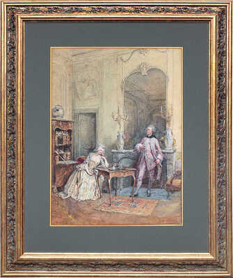 Неизвестный художник. Жанровая сцена 